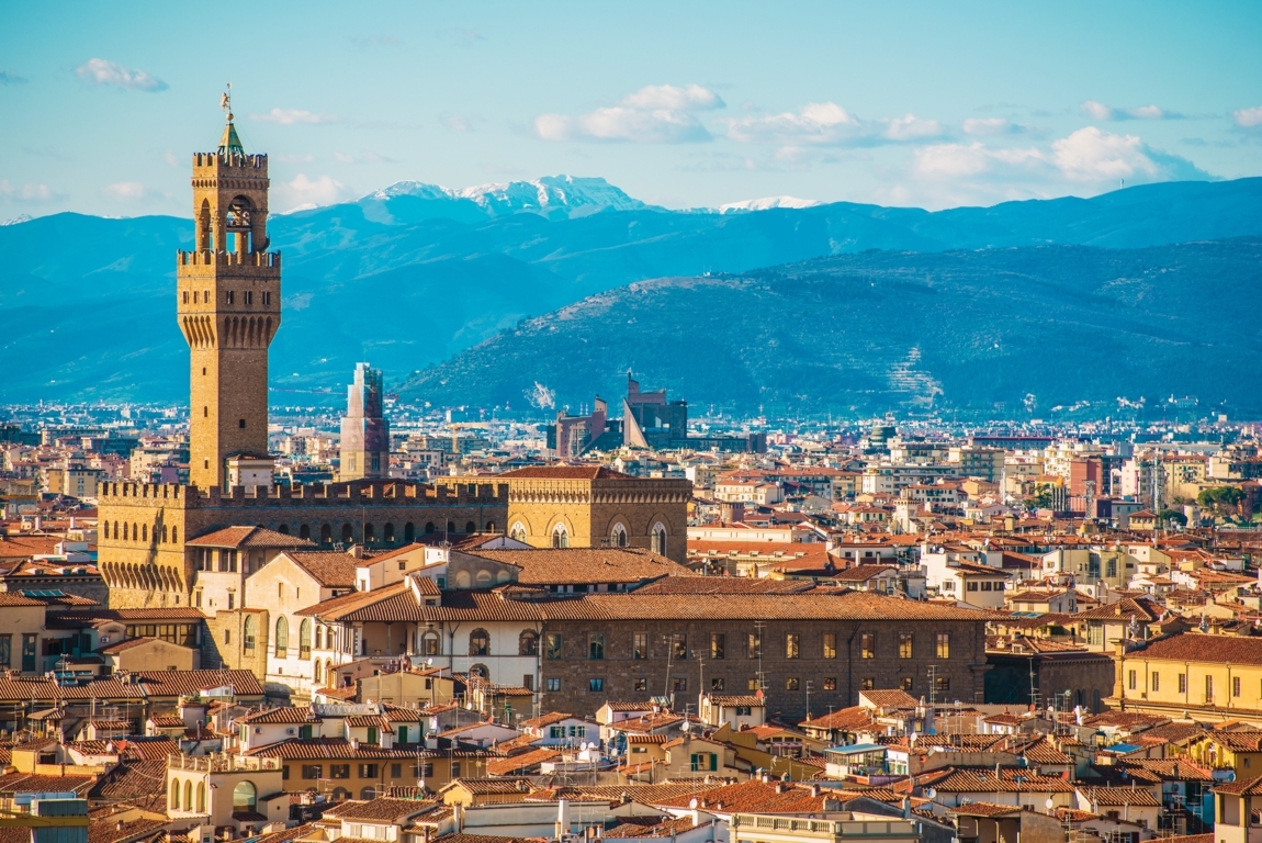 Vista panoramica della città di Firenze